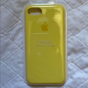 Brand new in box Yellow iPhone 8 case